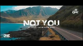 DJ Not You Slow Remix - Alan Walker ft Emma Steinbakken - Not You ( Remix )