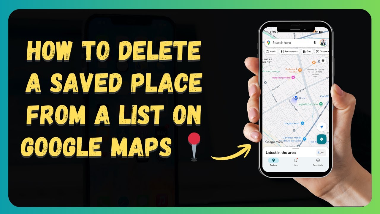 Как удалить сохраненное место из списка на Google Maps 📍 [Новое обновление 2026 года]