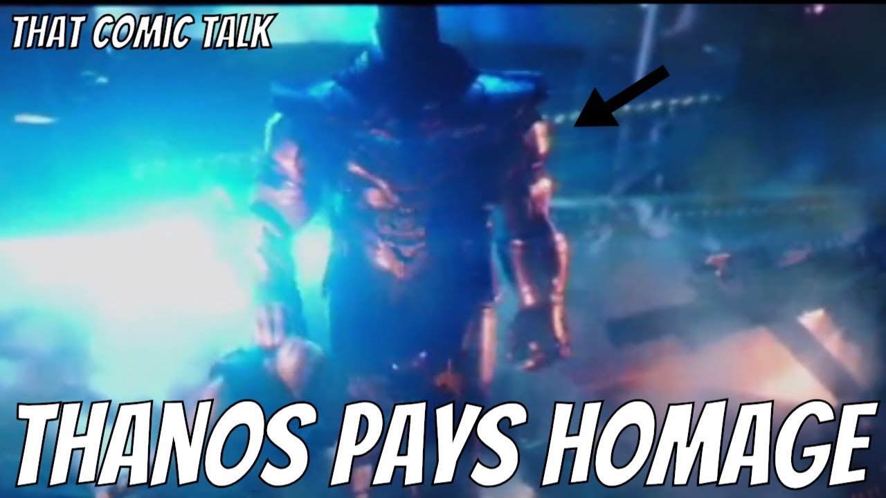 Thanos pays Homage to Past Villains