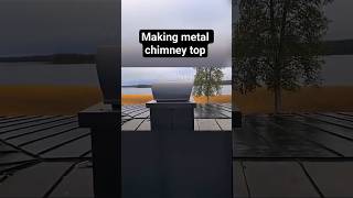 Making Metal Chimney Cap #sheetmetal #chimneycap #craftsmanship