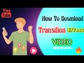 How to download transitions in u cut app  how to download green screens in u cut app
