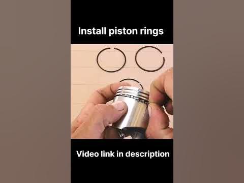 How to Install Piston Rings for small engine - YouTube