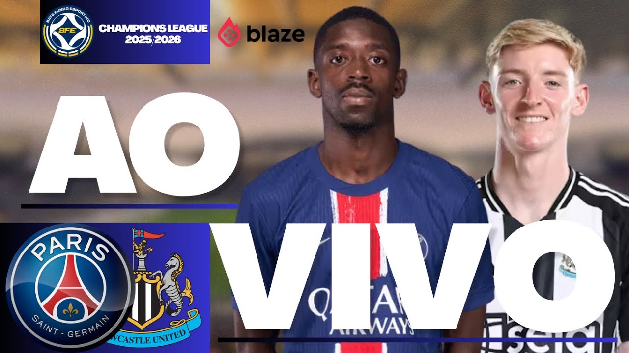 PSG X NEWCASTLE AO VIVO CHAMPIONS LEAGUE | COM IMAGENS DO PARQUE DOS PRÍNCIPES |  PSG AO VIVO