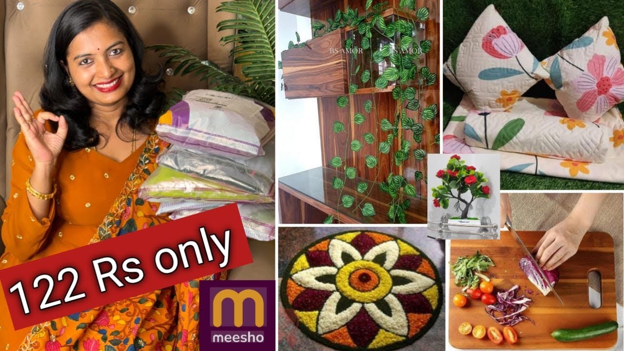 👌ಕೇವಲ 122 ರೂ ಇಂದ Meesho Home Decor products ತರ್ಸಿದ್ದೀನಿ, ಎಷ್ಟು ಚೆನ್ನಾಗಿವೆ ನೋಡಿ /Quality 💯👌👌
