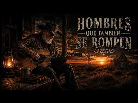 Se Supone Que Los Hombres No Lloramos 🤠 | Dark Country Para Padres Y Hijos Heridos En Silencio