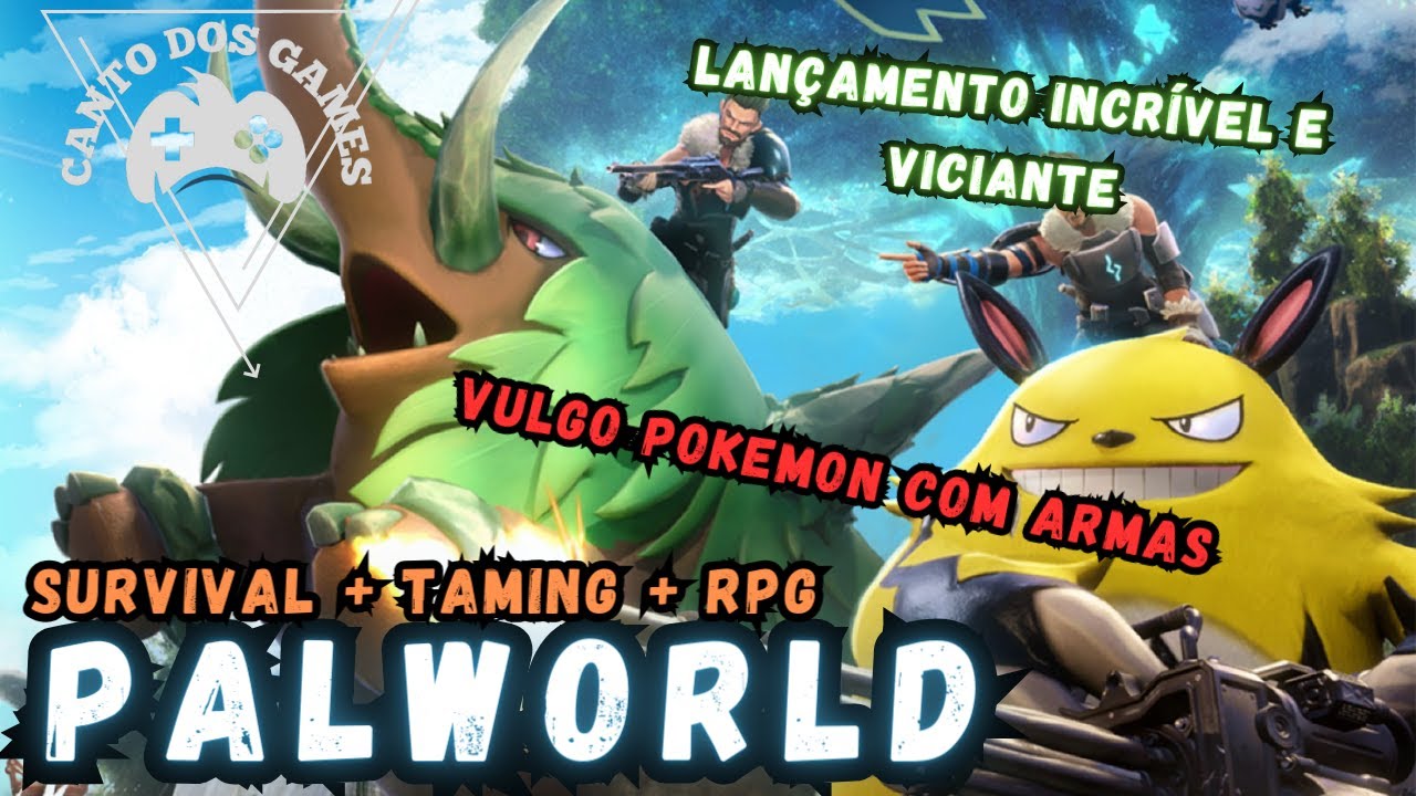 PEGANDO "PAL" PELA PRIMEIRA VEZ | PALWORLD - UM "POKEMON" SURVIVAL COM ...