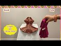 Quick and Easy Varamahalakshmi saree draping || How to drape saree for varamahalakshmi kalasha