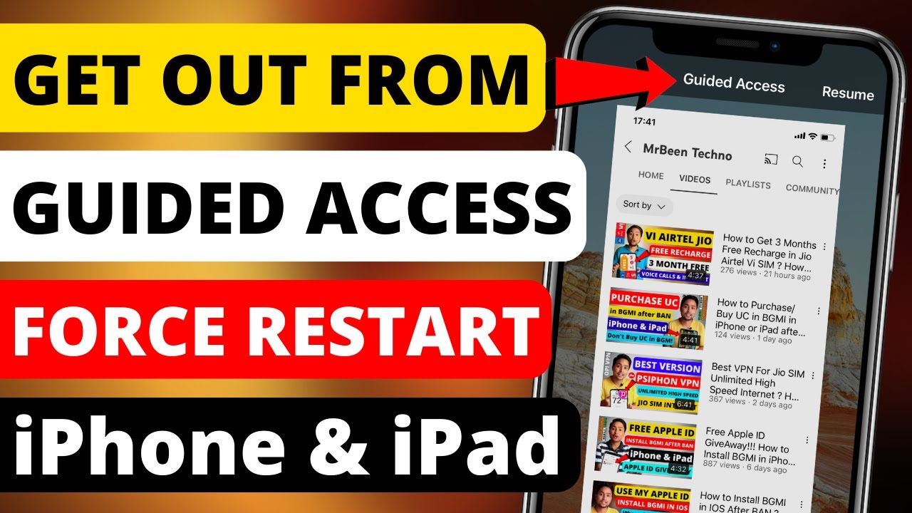 How to Out From Guided Access Without Passcode in Any iPhone or iPad