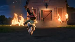 🔥 Firefighter Rabbit Saves Ducklings from Burning Barn! 🐰🐤