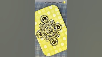 Unique mandala drawing♦️😉🖌️🌈✨ #art#shorts#mandala#drawing#viral #trending#satisfying#asmr#fypシ