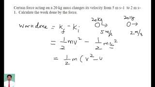 CBSE 9: Certain force acting on a 20 kg