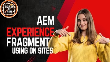 Experience Fragments using on AEM Sites #powerofaem  #aem  #aemaacs