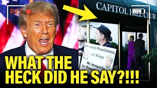 Trump CRASHES AND BURNS in OFF THE ROCKER DC Meeting