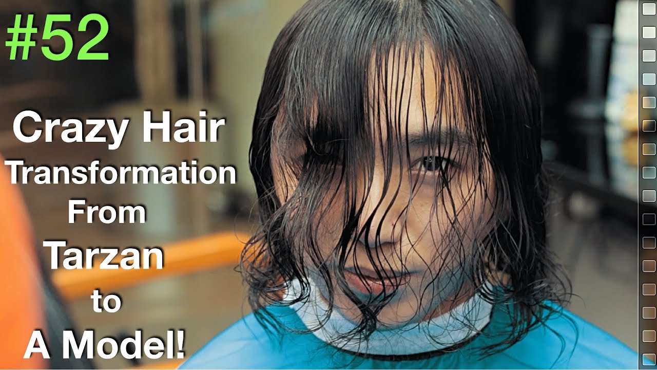 ⁣Curly Hair Transformation 2019 ✔︎ (Scissors Haircut Tutorial) Natural Hair | Barber UAE/USA