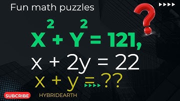 Crack This Math Puzzle: Find 𝑥 + 𝑦 in Minutes! | Unleash Your Math Olympiad Skills | Learn This Sol.