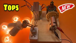 Top5 most powerful and 💯 free electricity 🔌 generators in the world 🌎 using electric ⚡ engineering
