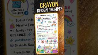 Turn Your Photo Into Cute Crayon Drawing 🖍️✨ | Viral AI Trend 😍 #creativehacks #aicreation