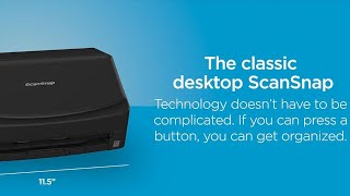 ScanSnap iX1400 High-Speed Simple for Mac or PC, Black