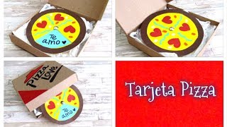 DIY // Tarjeta pizza con mensaje secreto