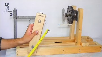 How to make ceiling fan coil winding machine, measurement of the winding machine ( Part # 2)