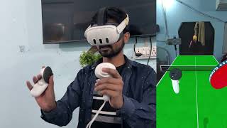 Mixed reality Gaming Table tennis, Cricket and Boxing | Quest 3 VR | How to do VR Gaming