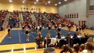 Jefferson Forest High School 4A North Cheer 2014