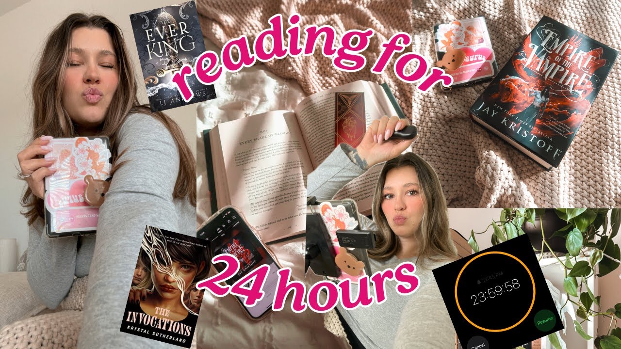 reading 1,000+ pages in 24 hours | 24 HOUR READATHON CHALLENGE ...