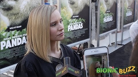 Kristen Bell Interview at the World Premiere of Pandas