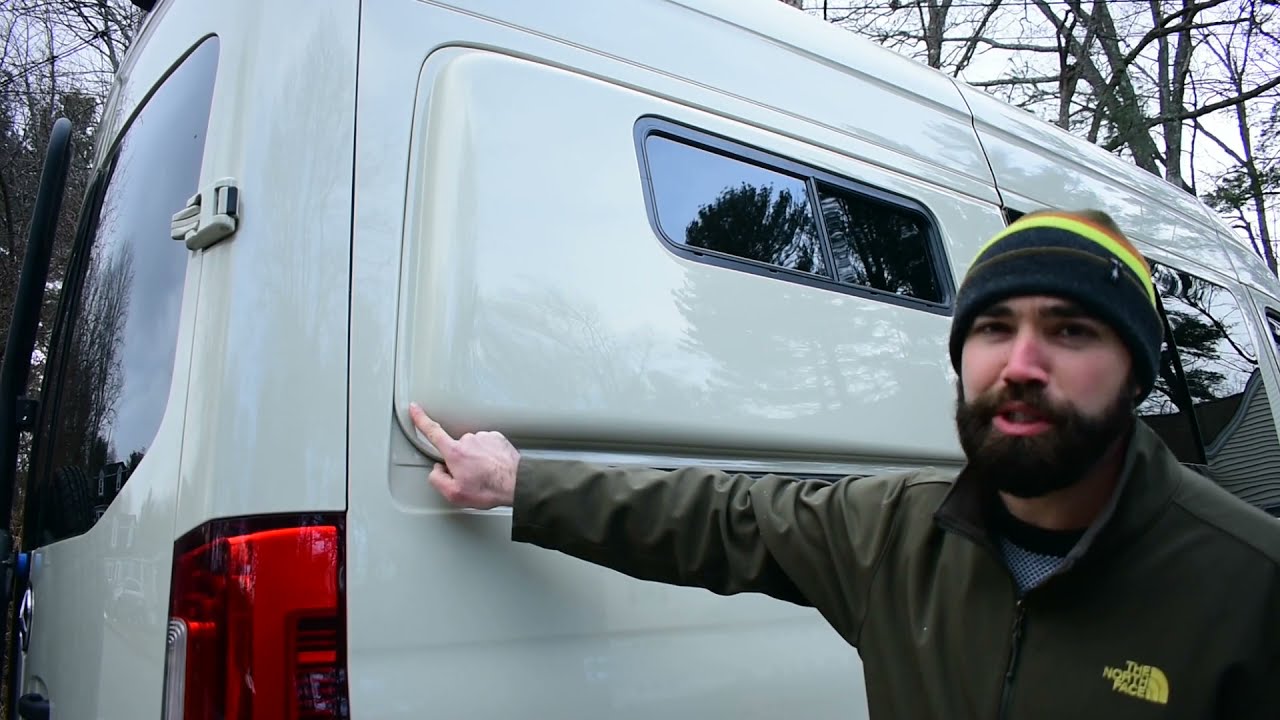 OutofIpswich - Van build - Installing windows and Flarespace flares in our Sprinter van