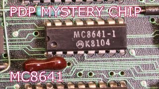 PDP 11/24 MYSTERY CHIP: MC8641