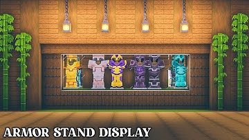 How To Build A Rotating Armor Stand Display In Minecraft 1.21 || Minecraft Tutorial