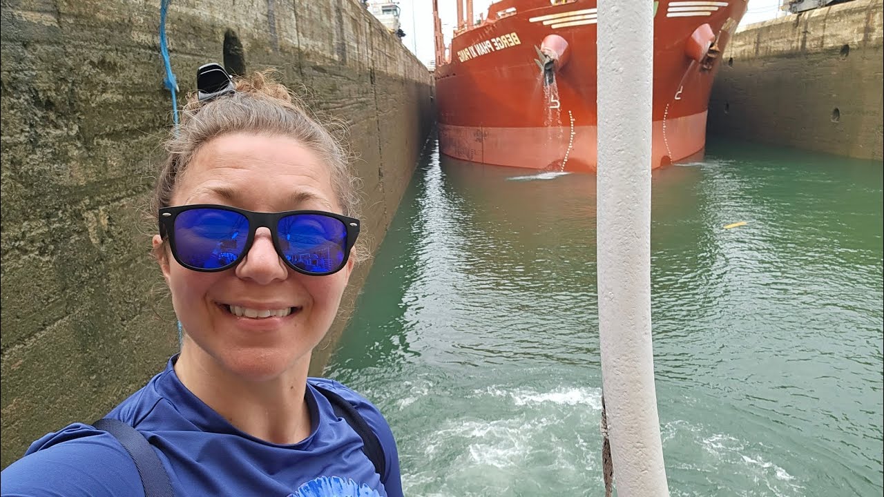 Full transit of the Panama Canal from the Pacific Ocean. - YouTube