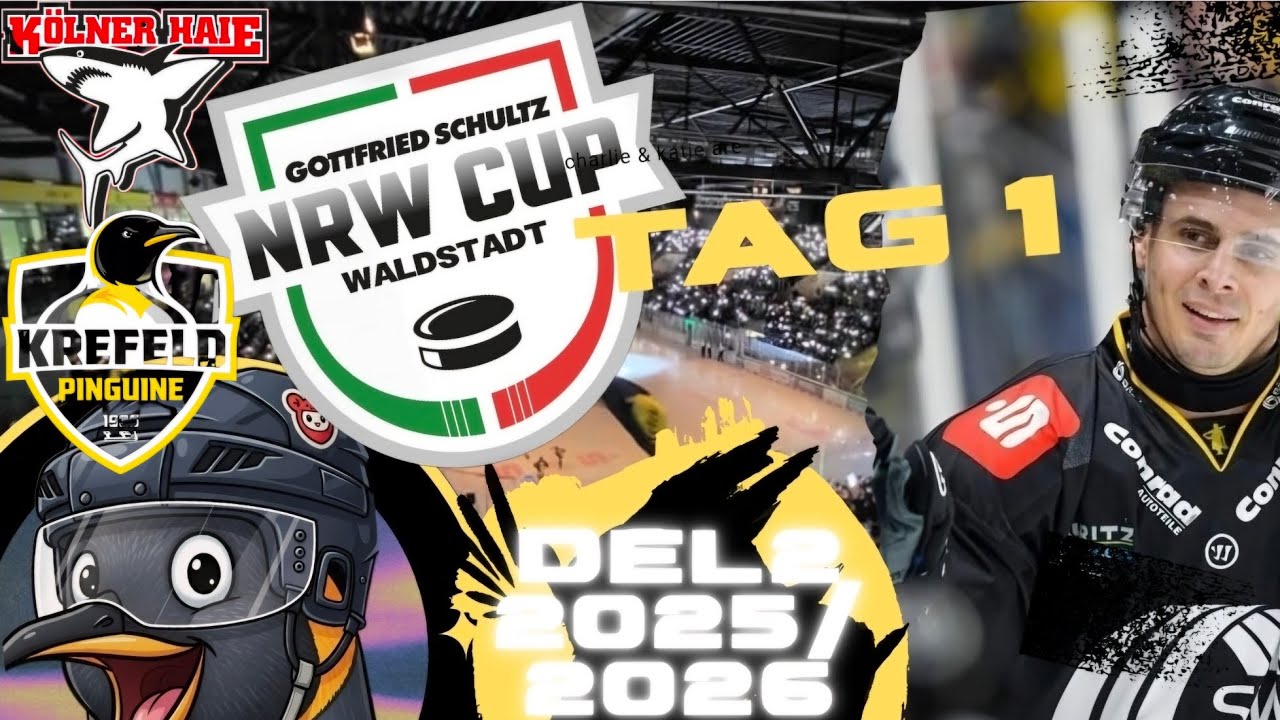 NRW CUP 2025 in Iserlohn | Krefeld Pinguine vs. Kölner Haie | Spieltag 1