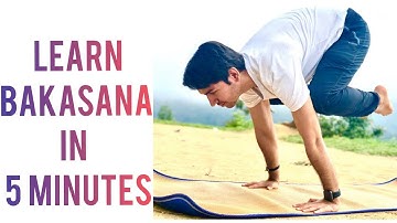 Learn Bakasana In 5 Minutes |How To Do Crow Pose | Technique Of Bakasana For Beginners With Props