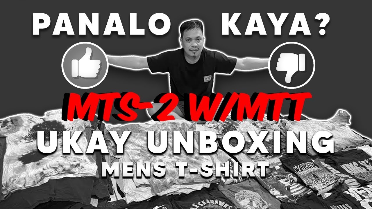 UKAY UKAY BALE UNBOXING | mens t-shirt MTS-2 W/MTT