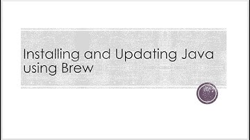 installing and updating java using brew on mac osx