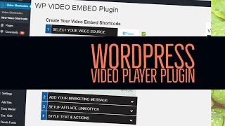 WordPress Video Player Plugin