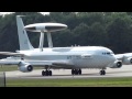 Geilenkirchen airbase 100811 lxn 90455 awacs departure