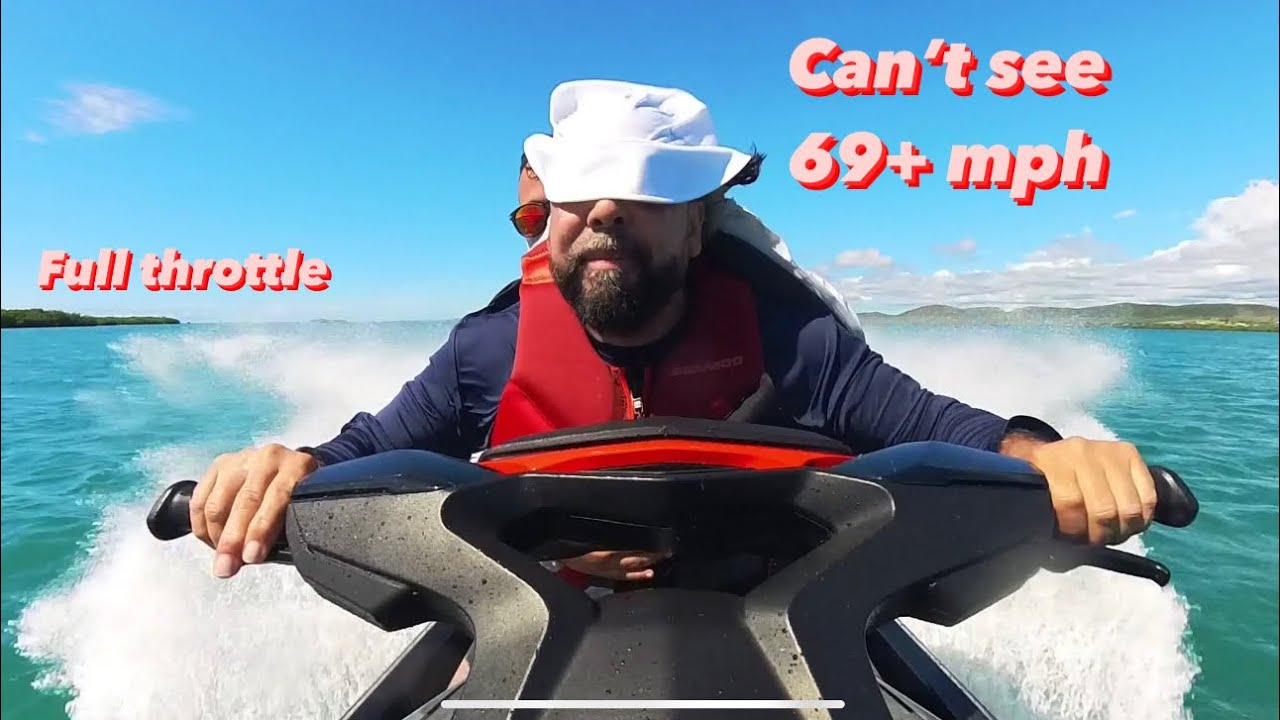 Uncle Drives my 2023 SeaDoo RXTX 300 (HAT FALLS OFF) YouTube