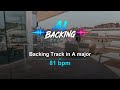 Smooth Jazz Jam Track in A major – 81 BPM (AI Backing Track)