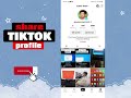 How to share tiktok profile link