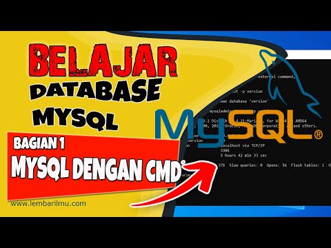 TUTORIAL BELAJAR MEMBUAT DATABASE DI MYSQL || Bag 1. MySql dengan Command Prompt