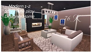 Bloxburg | 1-2 Story Modern Luxury Home | 76k