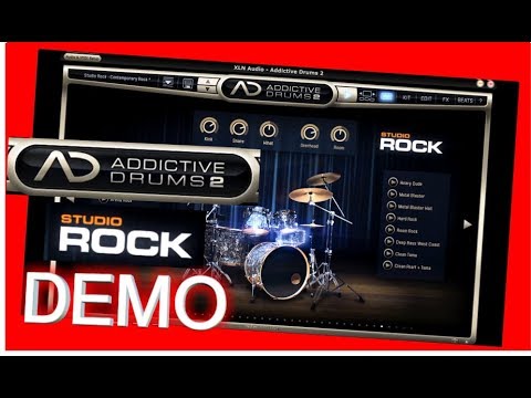 STUDIO ROCK Adpak DEMO - Addictive Drums 2 - XLN Audio