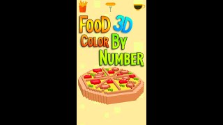 Food 3D Color by Number Voxel Drawing Art screenshot 1