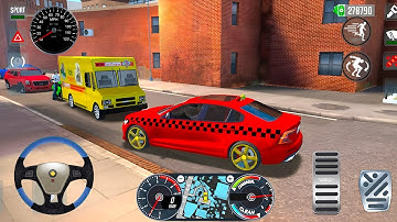 Ultimate Red Cab vs Ice cream Truck Fast Taxi Pickup & Drop-Off Adventure | Android Car Driving Game