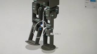 Walking robot simulation