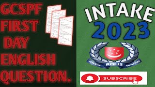 INTAKE 2023|| ENGLISH PRACTICE QUESTIONS FOR GCSPF.