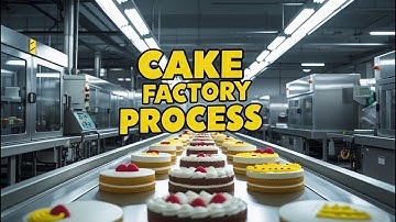 How Millions of Cakes Are Made in a Factory | Automatic Cakes Factory Process