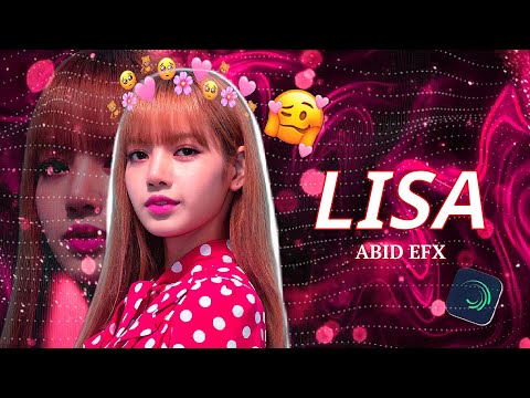 LISA 🥵/Copines song/Soft edit/AE INSPIRED 🔥alight motion [PRESET] scene pack link in description?.